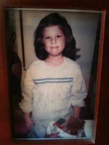 Childhood picture of Yvonne Condes