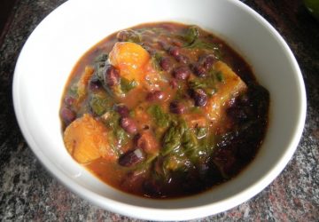 gluten free chili squash spinach black bean mom blogger los angeles