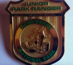 Junior Ranger Badge from Mesa Verde National Park (photo by Yvonne Condes)
