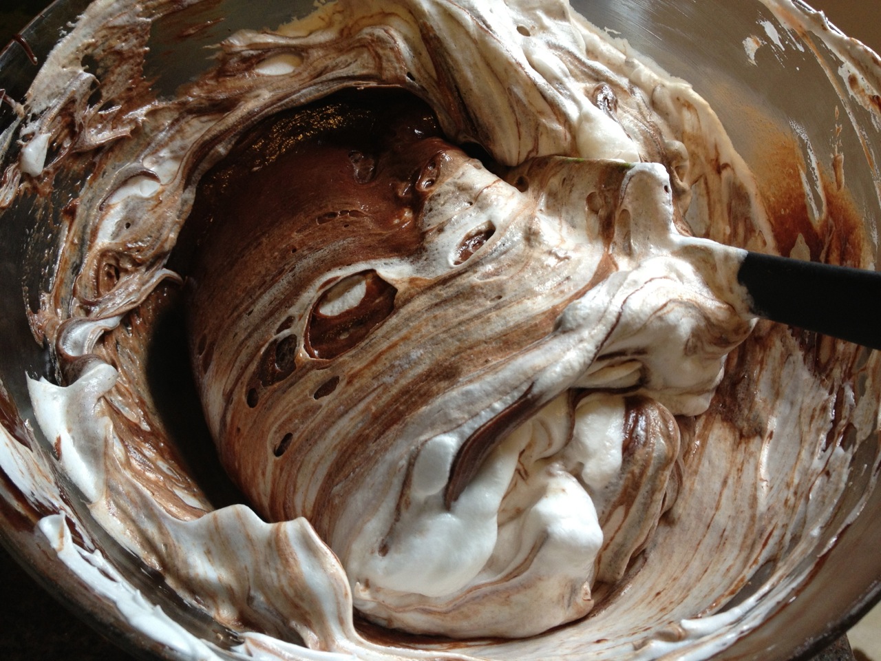 Flourless Chocolate Cake Batter photo by Yvonne Condes