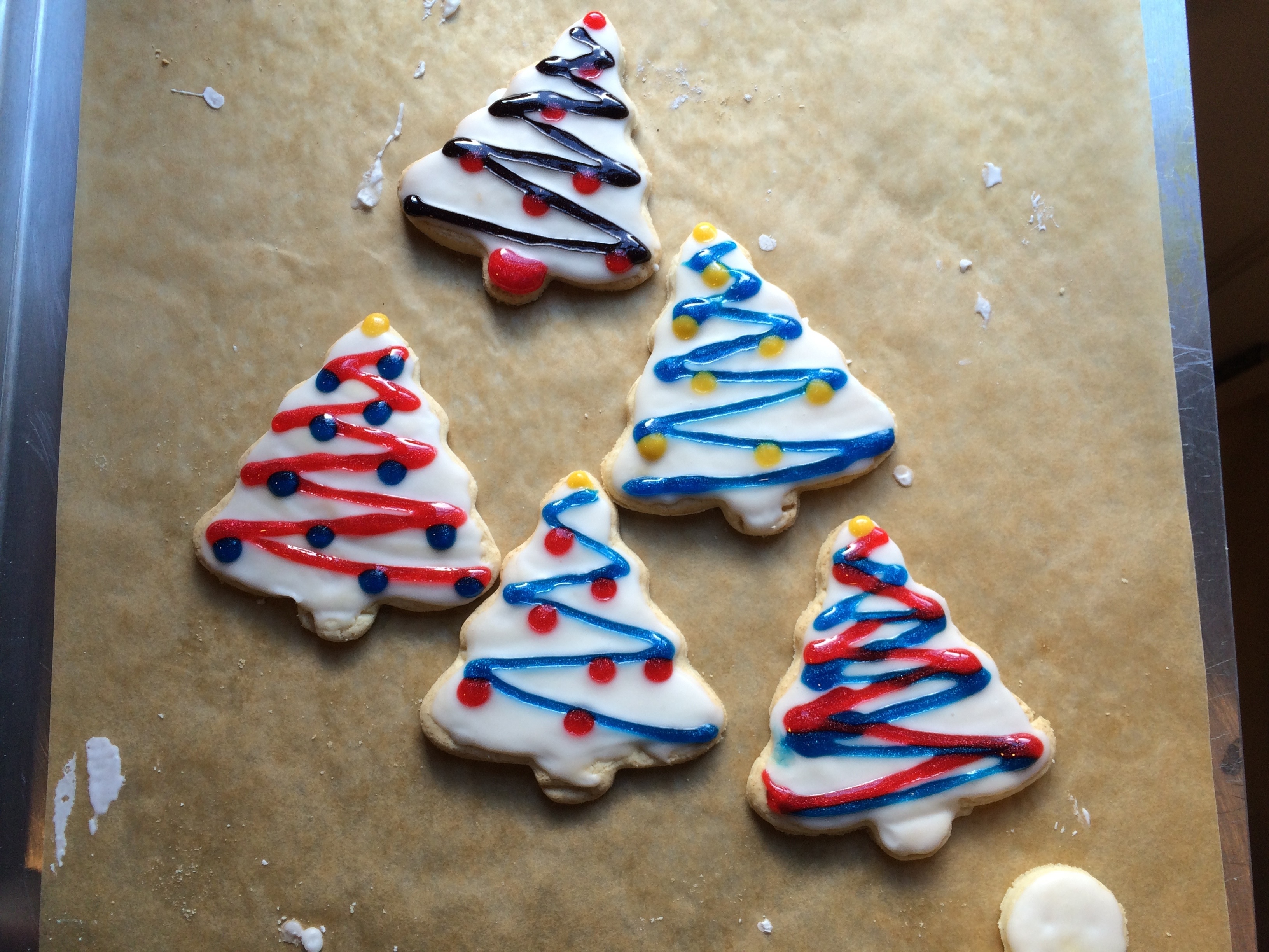 Frosted Gluten-Free Christmas Tree Cookies (photo by Yvonne Condes)
