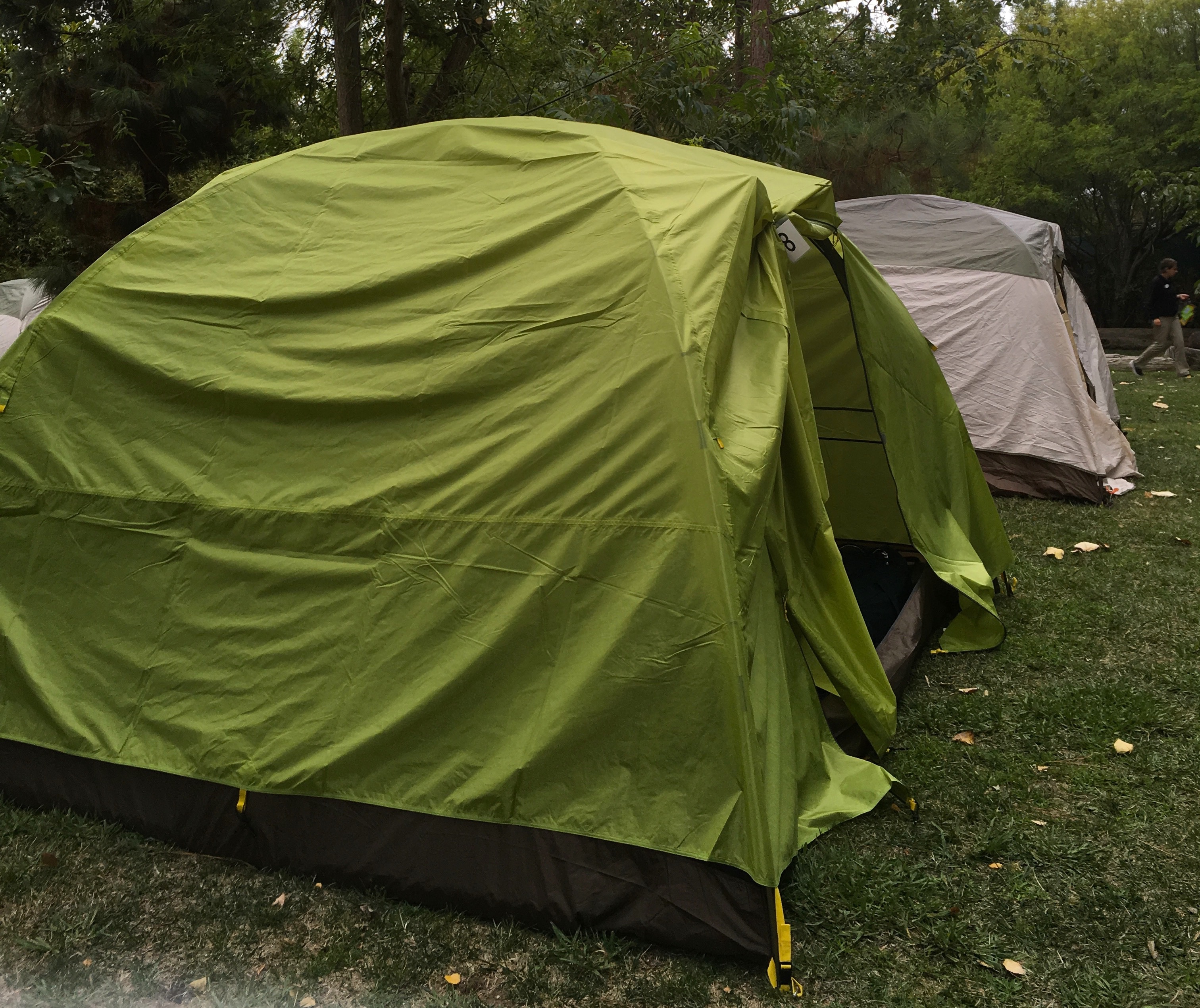 Tents at the San Diego Zoo's Camp Timbuktu